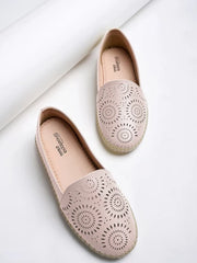 Everyday Casual Mauve Loafers For Women & Girls