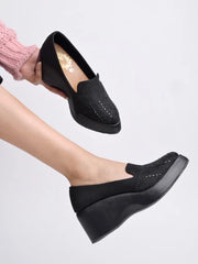 Stylish Black Pumps For Women & Girls