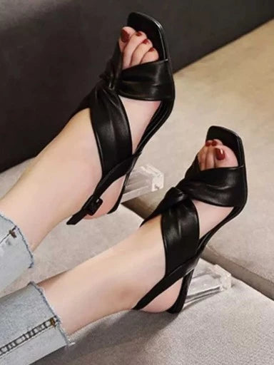 Women & Girls Black Block Heels