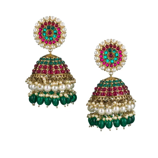 Subhadr-a Multi Color Jhumki.