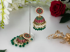 Subhadr-a Multi Color Jhumki.