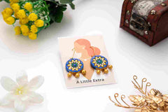 Dia Blue Terracotta Earrings