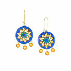 Dia Blue Terracotta Earrings