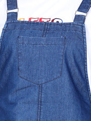 Girls Blue Denim Dungaree Dress ( T Shirt not Provided)