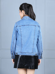 StyleStone Girls Distressed Denim Jacket