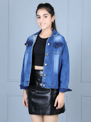 StyleStone Girls Blue Denim Jacket