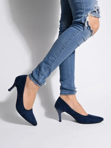 Stylish Blue Pumps For Women & Girls