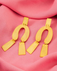 Gold-Plated Chunky Earrings