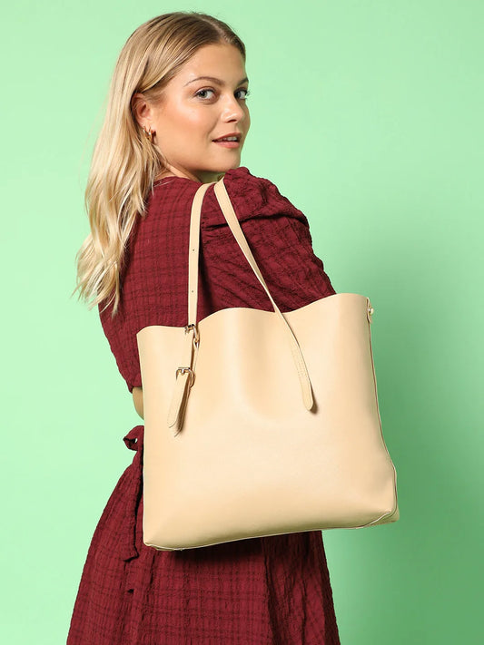 Solid Office Hand Bag For Women