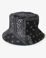 Black Vintage Bucket Cap