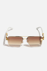 Rimless Oversized Sunglass