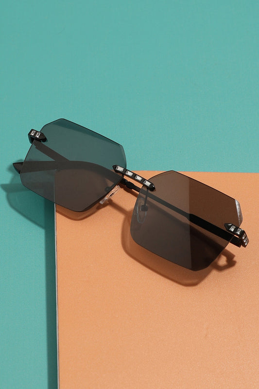 Rimless Oversized Sunglass