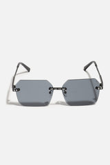 Rimless Oversized Sunglass