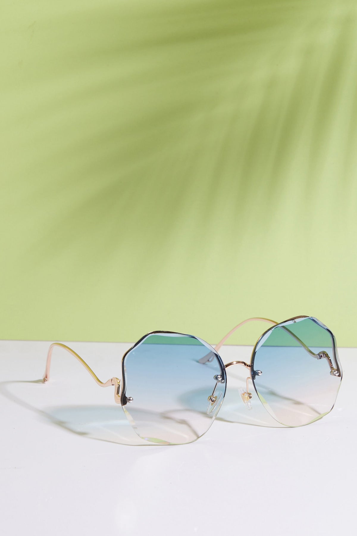 Rimless Round Sunglass