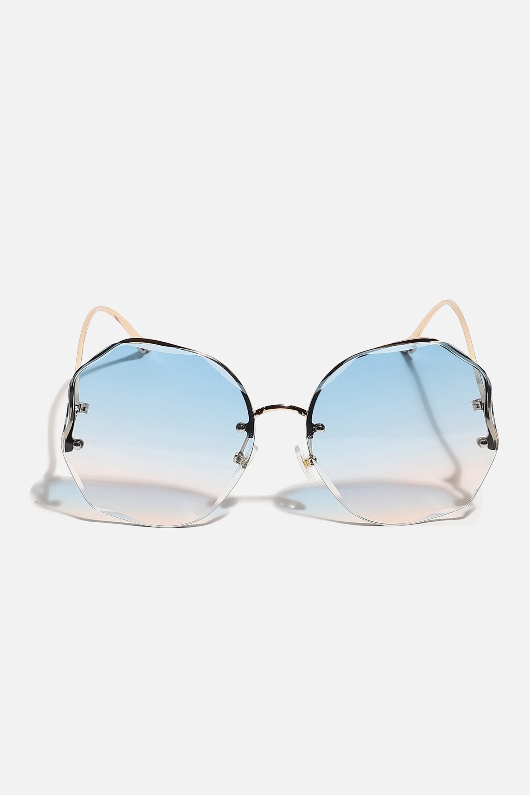 Rimless Round Sunglass