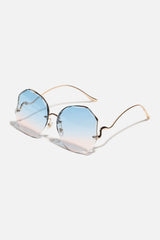 Rimless Round Sunglass