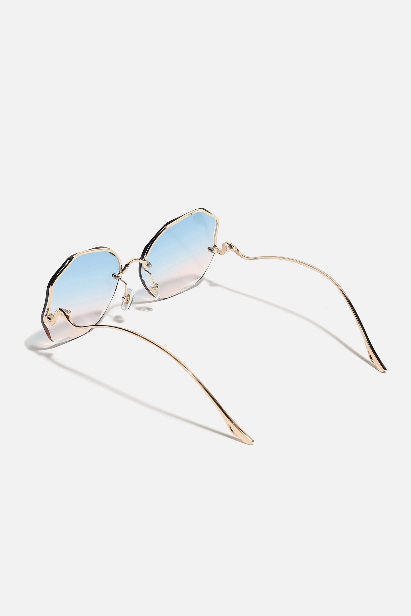 Rimless Round Sunglass