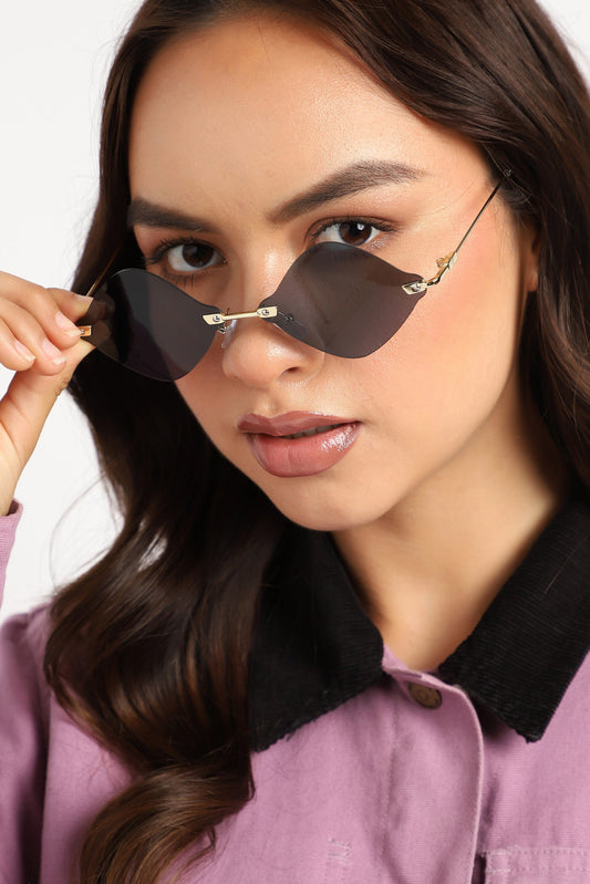 Rimless Trendy Sunglass