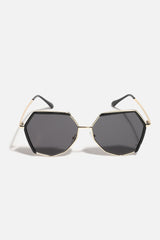 Half Rim Oversized Sunglass