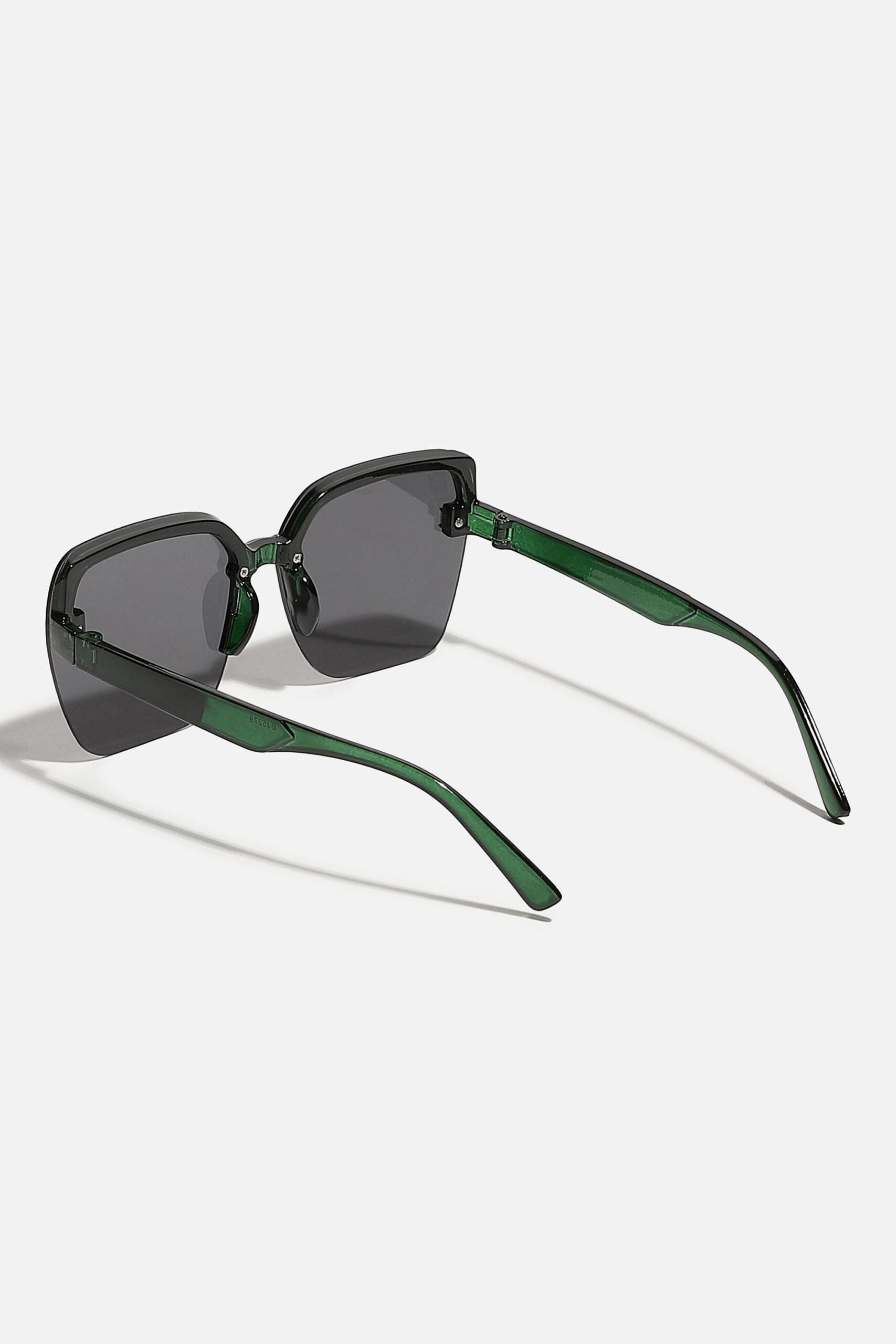 Half Rim Oversized Sunglass