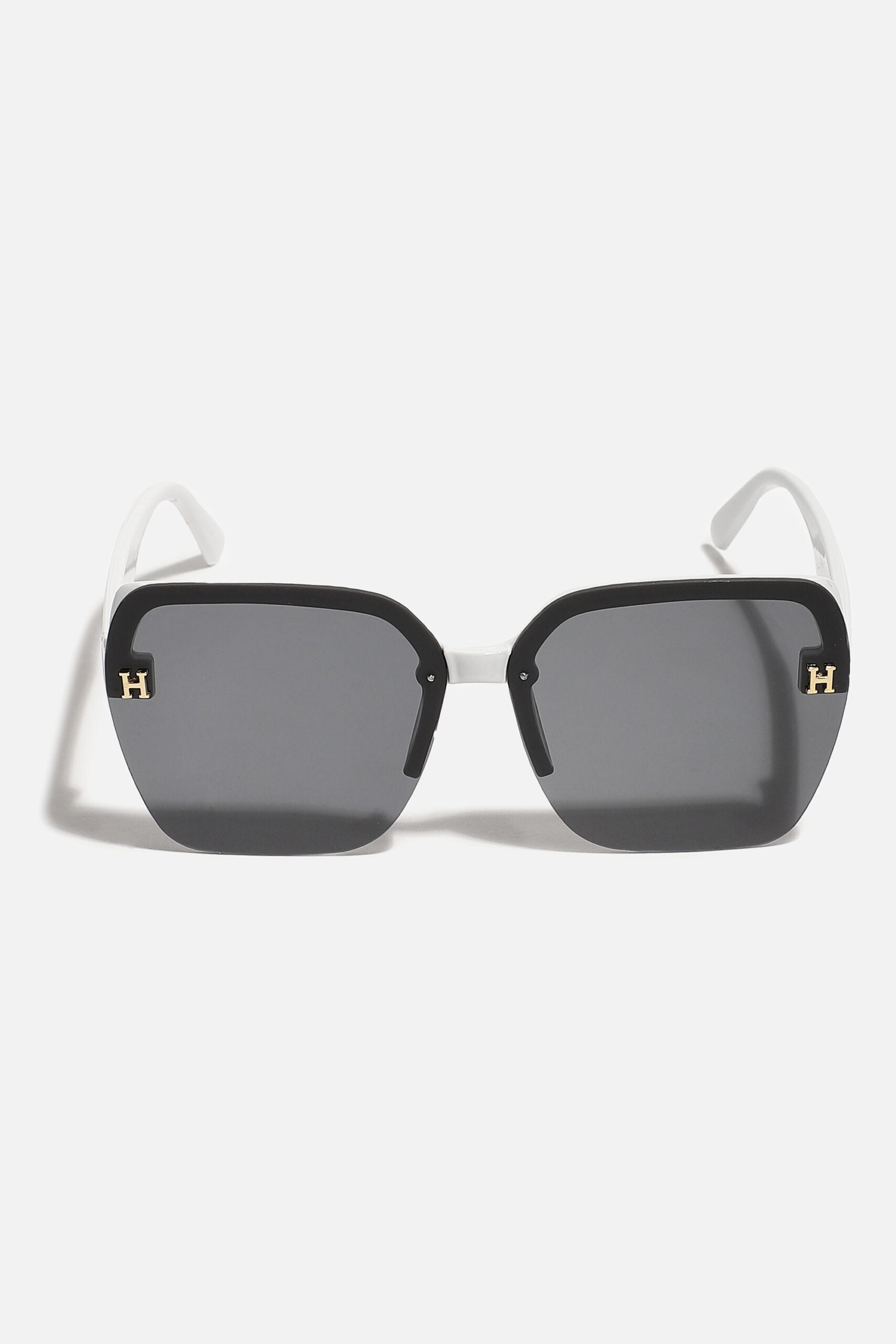 Half Rim Oversized Sunglass