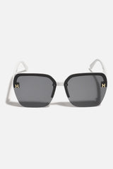 Half Rim Oversized Sunglass