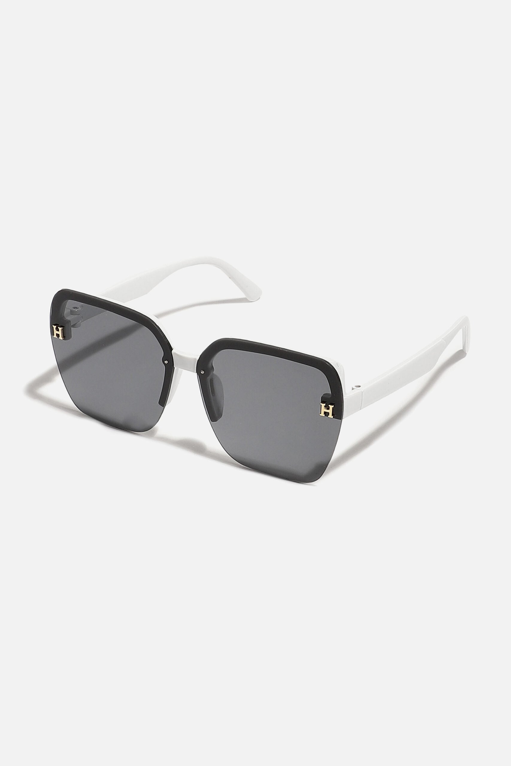 Half Rim Oversized Sunglass