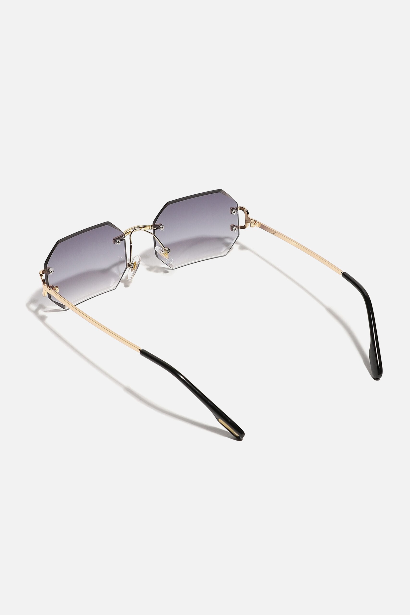 Rimless Rectangle Sunglass