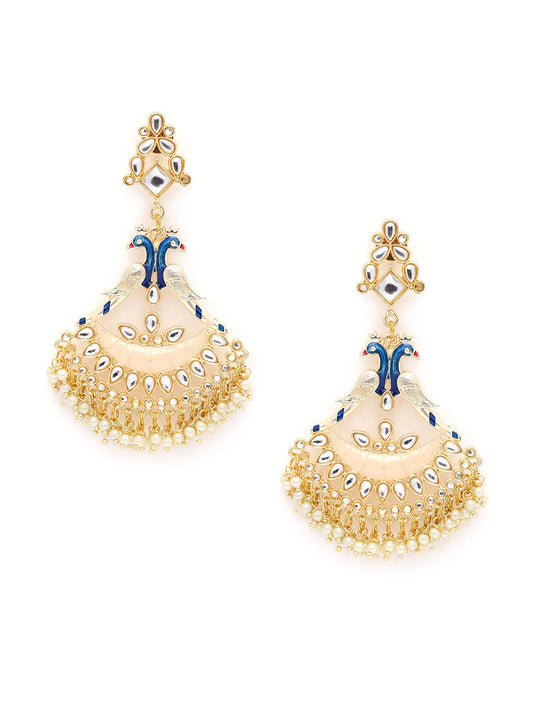 Gold Plated Festive Desinger Earrings