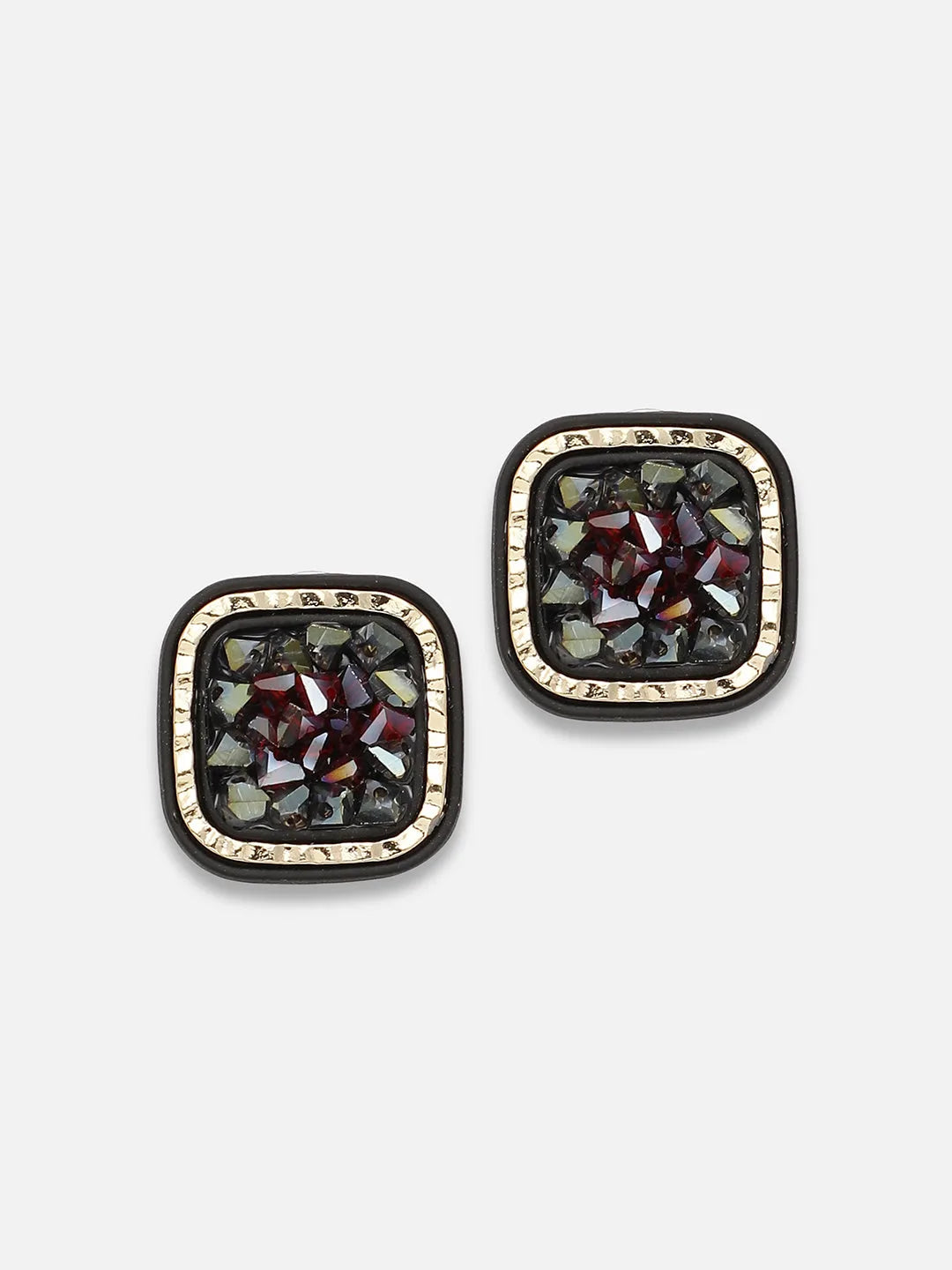 Gold Plated Party Designer Stone Stud