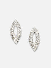 Gold Plated Party Designer Stone Drop Earring