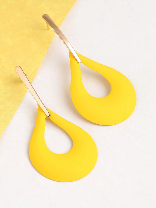 Gold Plated Casual Designer Drop Earring