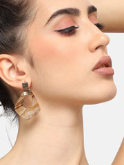 Gold Plated Party Designer Drop Earring