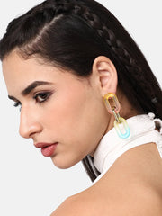 Gold Plated Party Designer Drop Earring