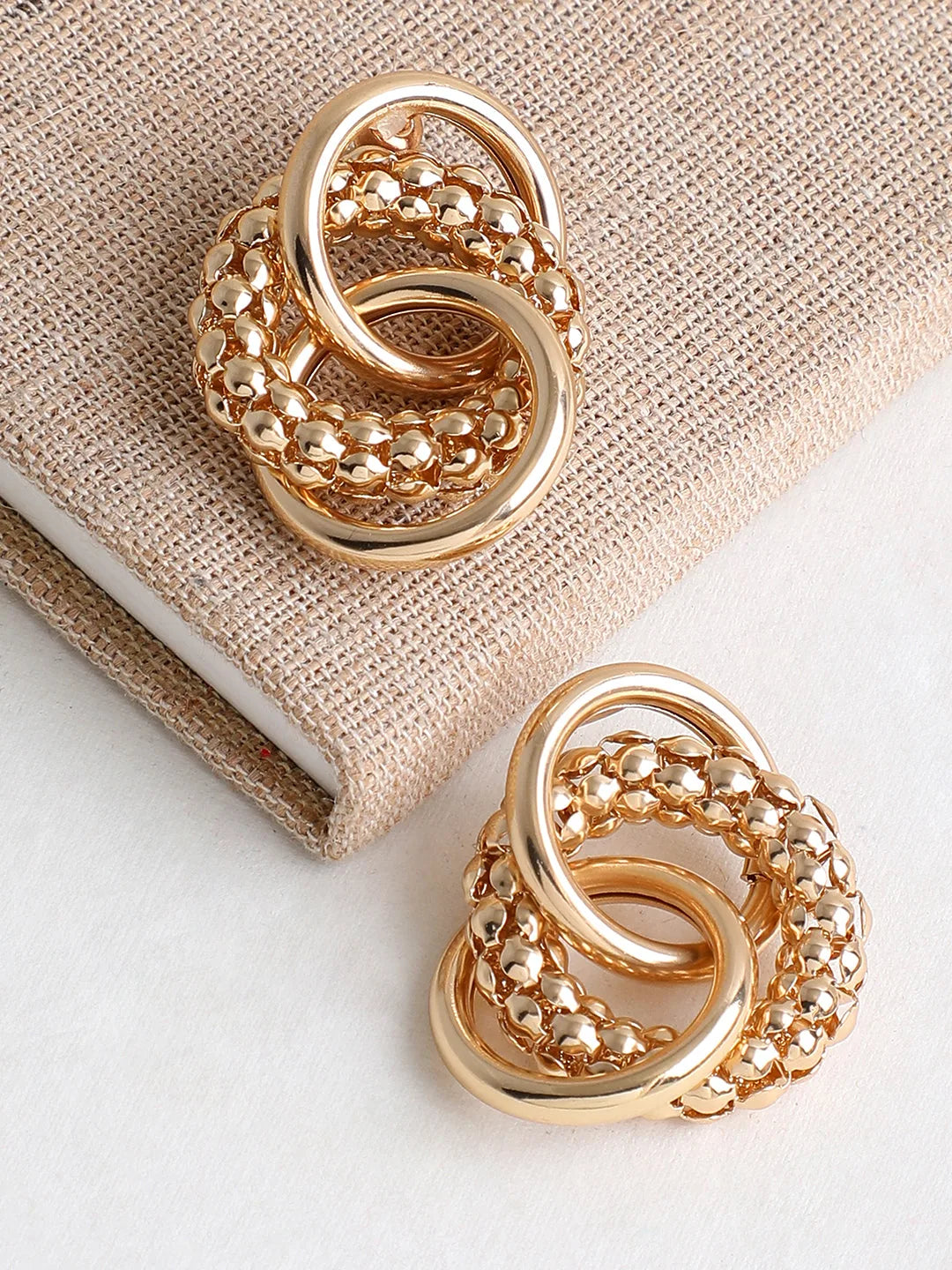 Gold Plated Party Designer Drop Earring