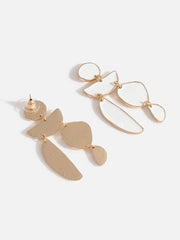 Gold Plated Designer Stone Drop Earring