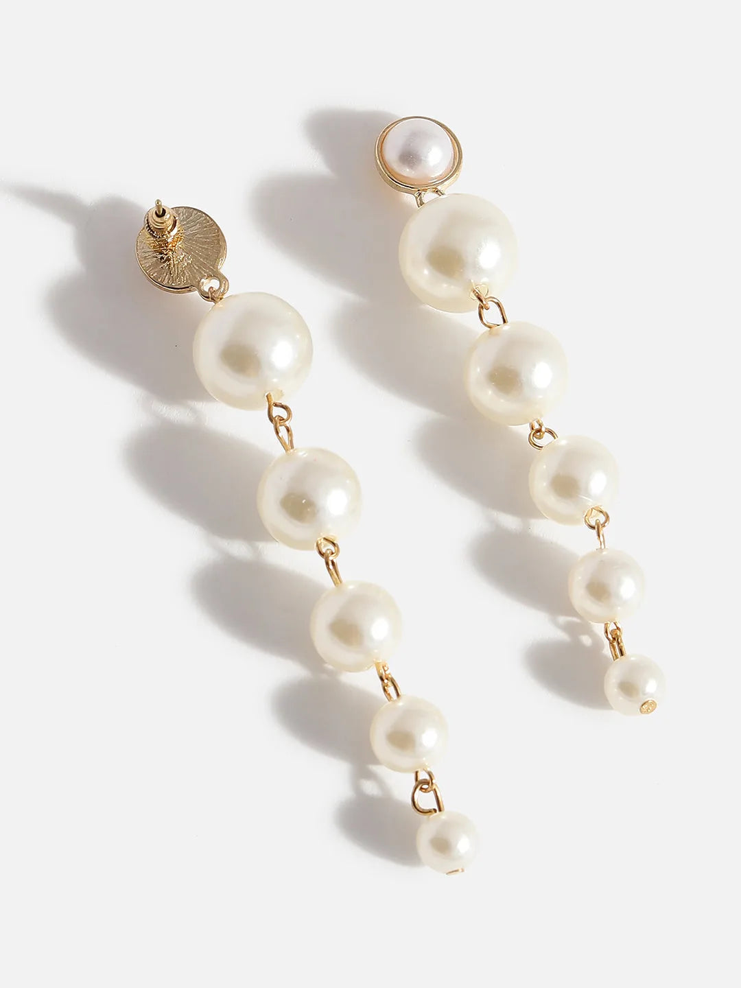 Gold Plated pearls Drop Earring