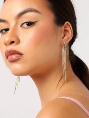 Gold Plated Designer Drop Earring