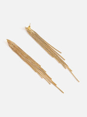 Gold Plated Designer Drop Earring