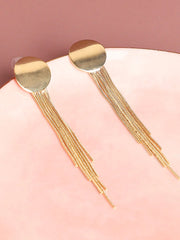 Gold Plated Designer Drop Earring