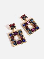 SOHI - Gold Plated Designer Stone Drop Earring