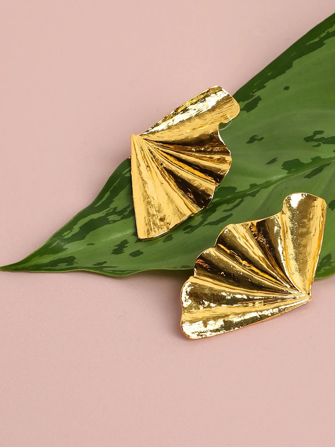 Gold Plated Designer Stud