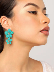 Gold Plated Designer Drop Earring