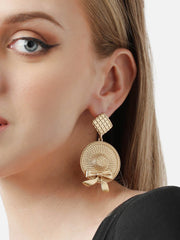 Gold Plated Party Designer Drop Earring