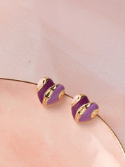 Gold Plated Party Designer Stone Stud