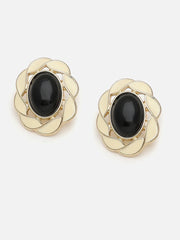 Gold Plated Party Designer Stone Stud