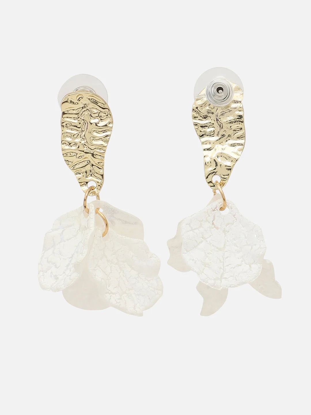 Gold Plated Party Designer Stone Drop Earring