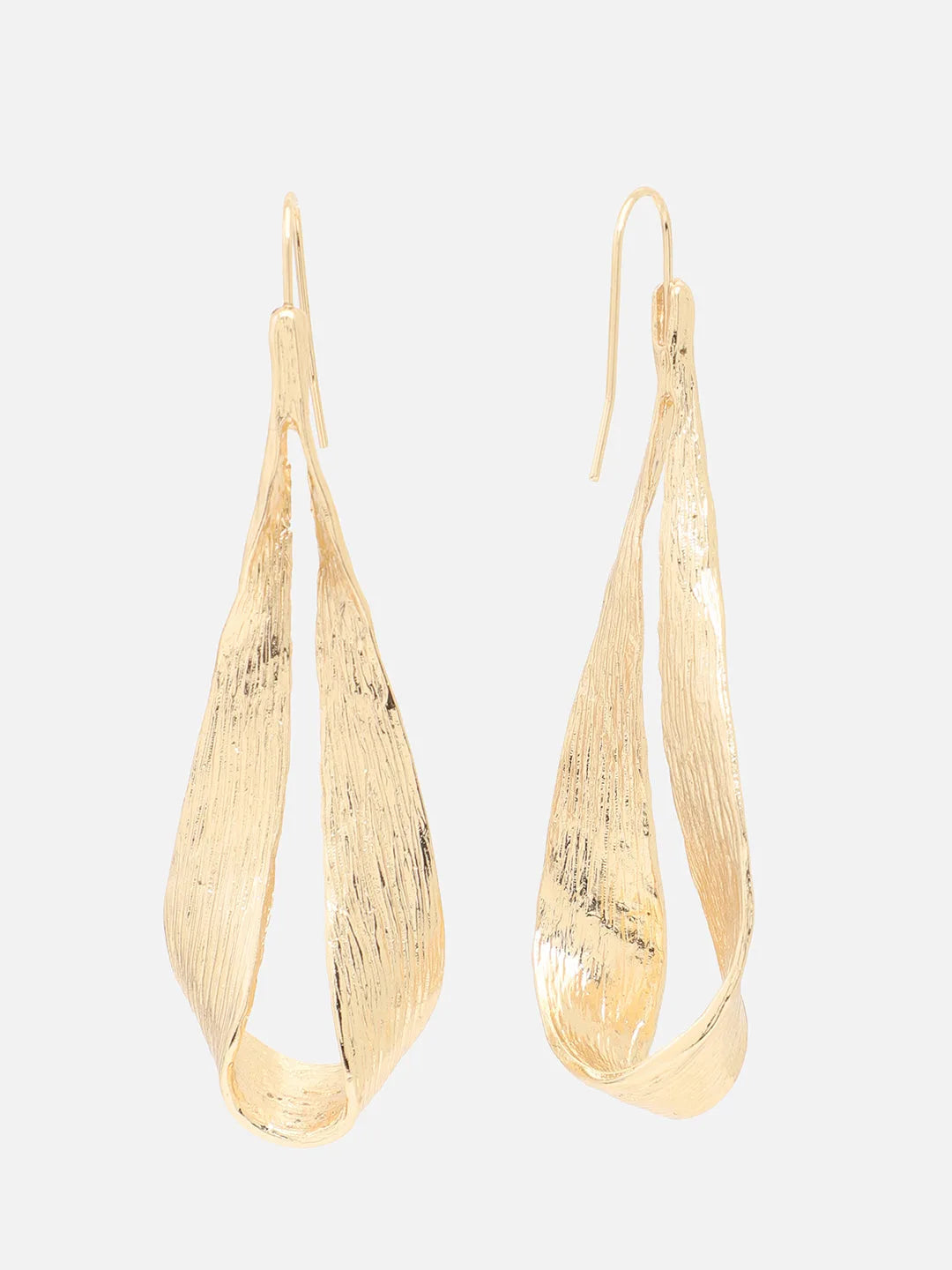 Gold Plated Party Designer Stone Drop Earring