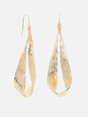 Gold Plated Party Designer Stone Drop Earring