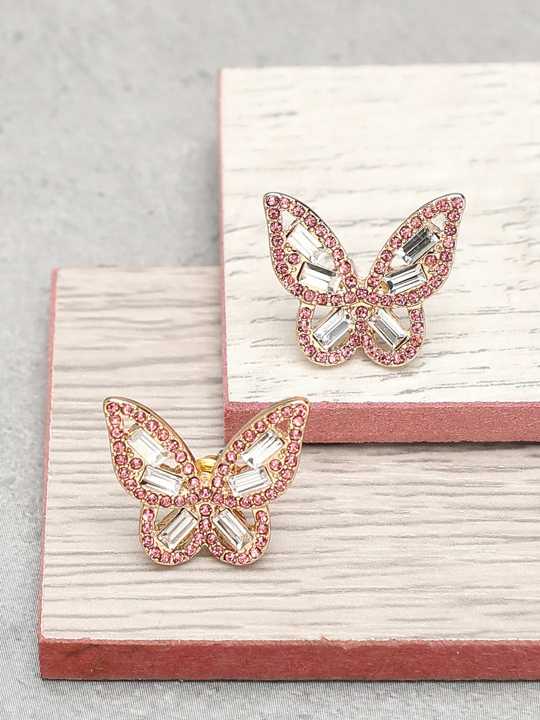 Gold Plated Party Designer Stone Stud